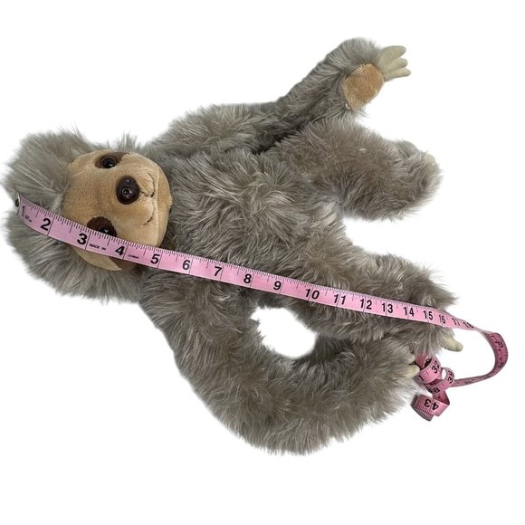 Teddy Mountain Plush Sloth Stuffed Animal 16" Kids Soft Cuddle Toy 2020 Wildlife - Picture 10 of 12